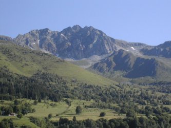 La chaîne de la Lauzière Vue depuis l appartement